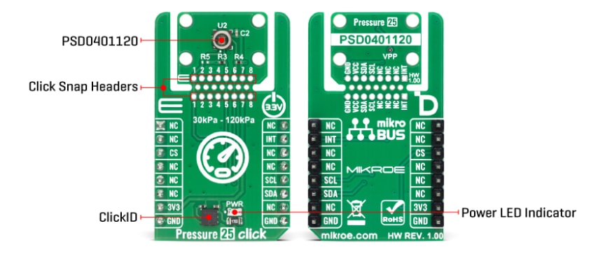 Mikroe Pressure 25 Click